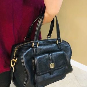 Authentic Tory Burch handbag with matching wallet.